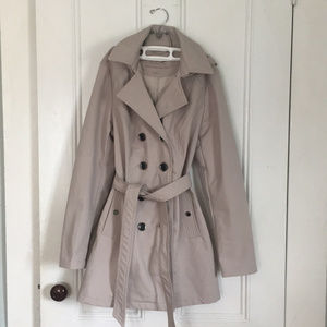 Sebby Softshell Trench Rain Coat